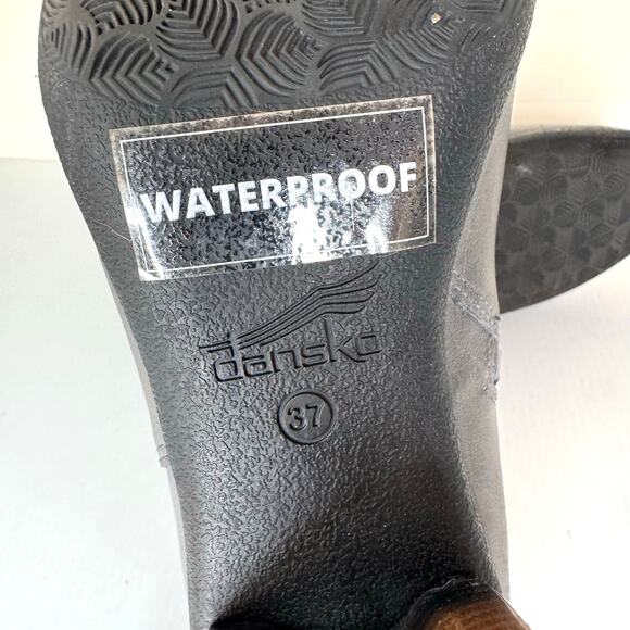 DANSKO‎ Perry Ankle Boots Size 37 Waterproof Leather - Picture 9 of 13